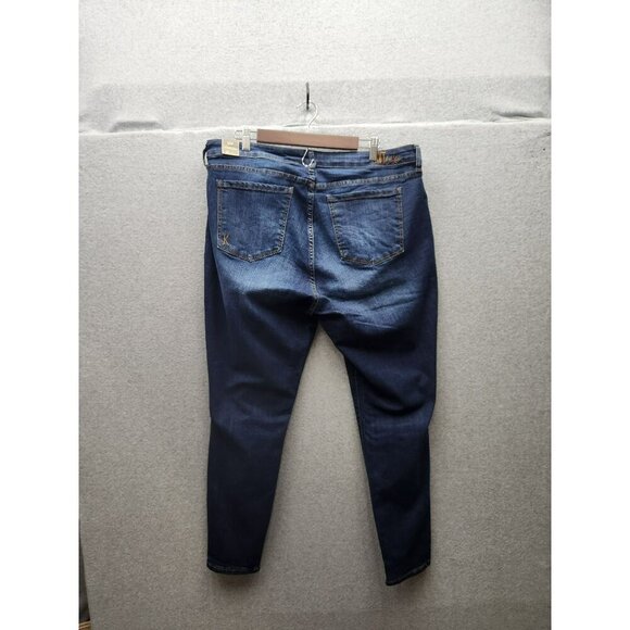 Kut From The Kloth VIV Toothpick Skinny Jeans 26W Dark Wash Denim Womens Plus Si - Picture 5 of 9